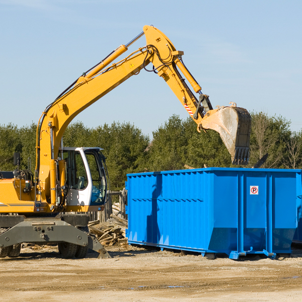 are there any restrictions on where a residential dumpster can be placed in Shady Grove PA